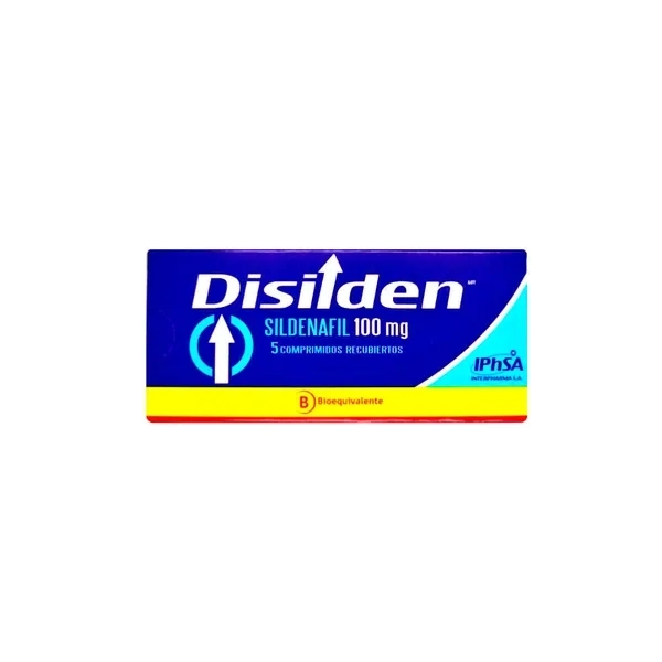 DISILDEN 100 MG X 5 COMPRIMIDOS RECUBIERTOS (BE)
