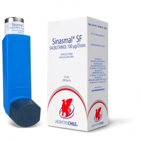 SINASMAL SF INHAL 100 MCG X 200 DSS (SALBUTAMOL)