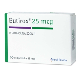 EUTIROX 25 MCG X 50 COMPRIMIDOS