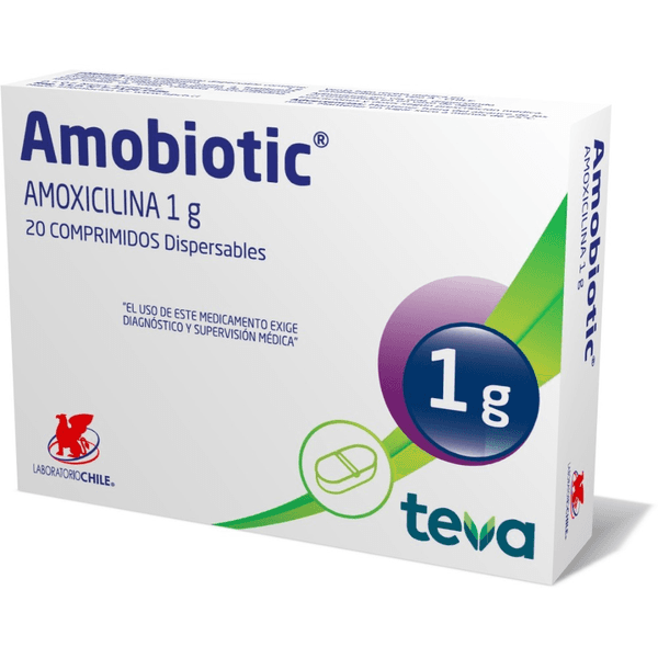 Amobiotic 1 G x 20 comprimidos