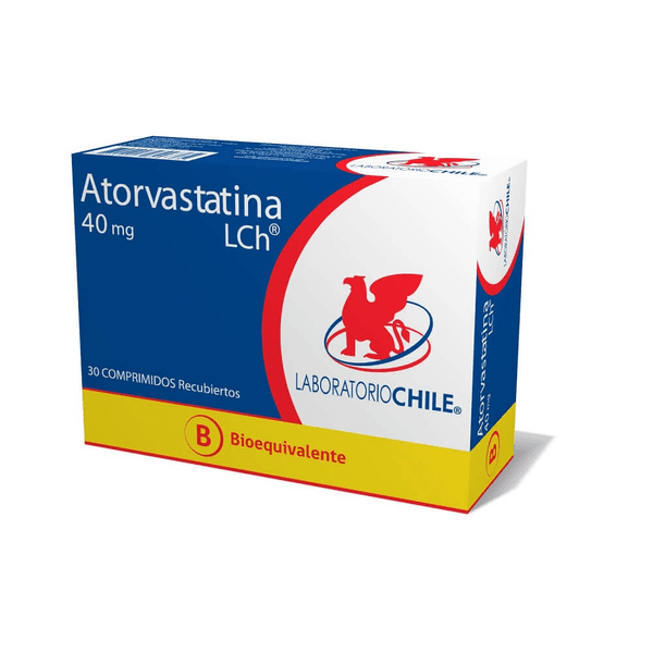 ATORVASTATINA COM 40 MG X 30 CHILE (BE)