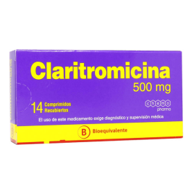 CLARITROMICINA COM 500 MG X...