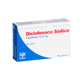 DICLOFENACO SUP 12,5 MG X 5 PAST