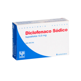 DICLOFENACO 12,5 MG X 5 SUPOSITORIO PASTEUR