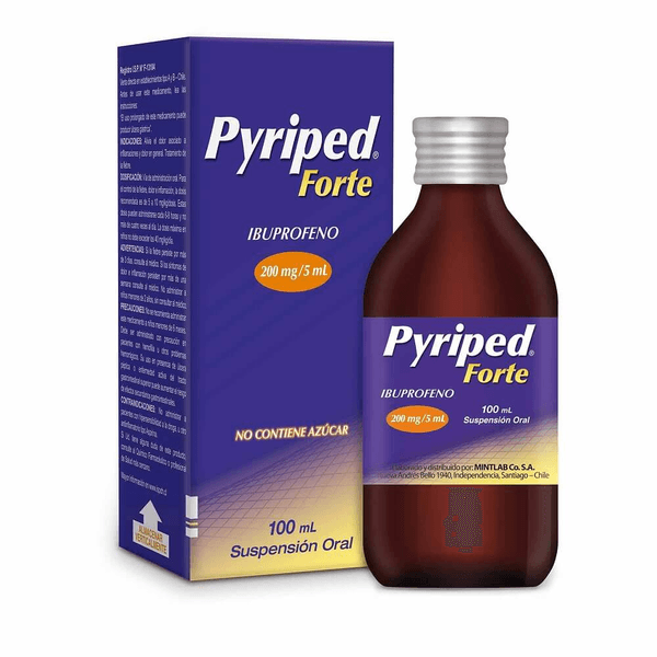 PYRIPED FORTE SUSPENSION 200 MG X 100 ML