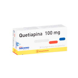 QUETIAPINA 100 MG X 30 COMPRIMIDOS RECUBIERTOS (BE)