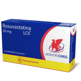 ROSUVASTATINA COM 20 MG X 30