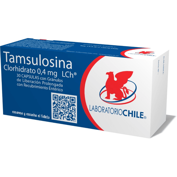 Tamsulosina 0,4 mg x 30 capsulas