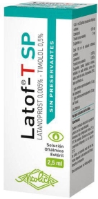 LATOF T SP SOLUCION OFTALMICA X 2,5 ML
