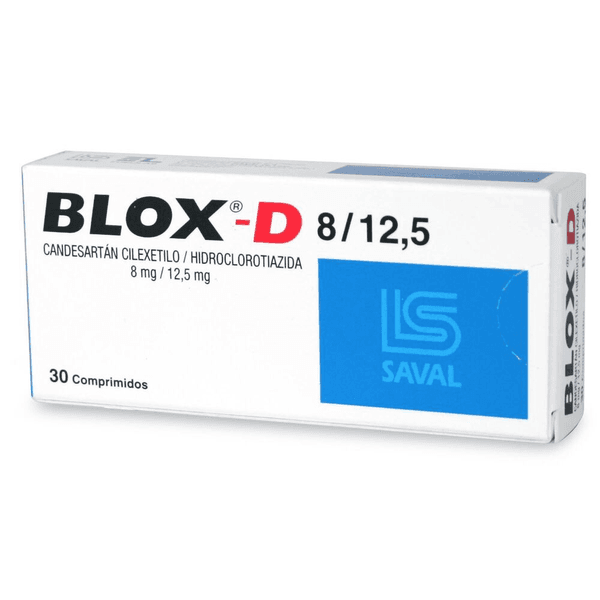 BLOX-D   8/12,5 MG X 30 COMPRIMIDOS