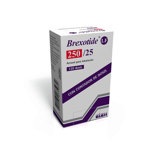 BREXOTIDE LF 250/25 X 120 DOSIS INHALACIÓN