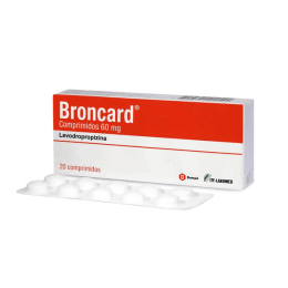 BRONCARD  60 MG X 20 COMPRIMIDOS
