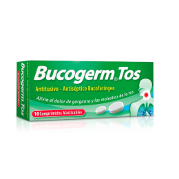 BUCOGERM TOS  X 10 COMPRIMIDOS