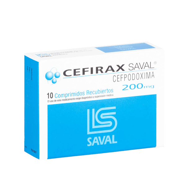 CEFIRAX COM 200 MG X 10