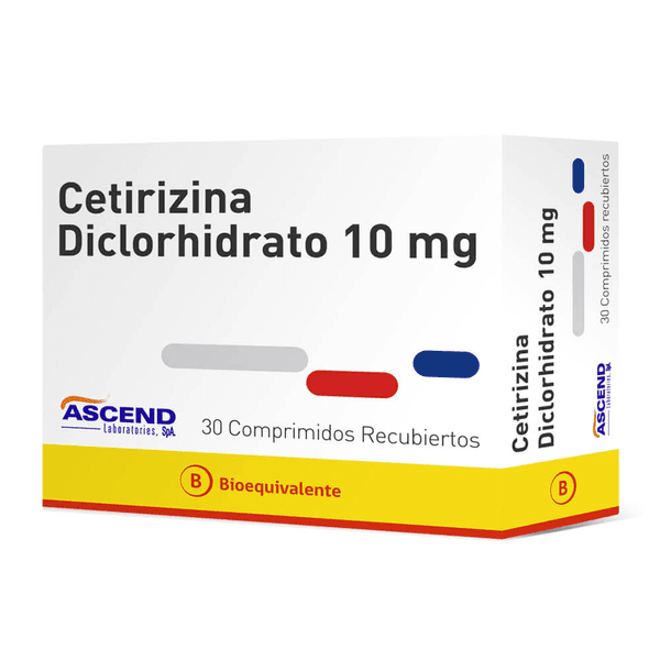 CETIRIZINA 10 MG X 30 COMPRIMIDOS