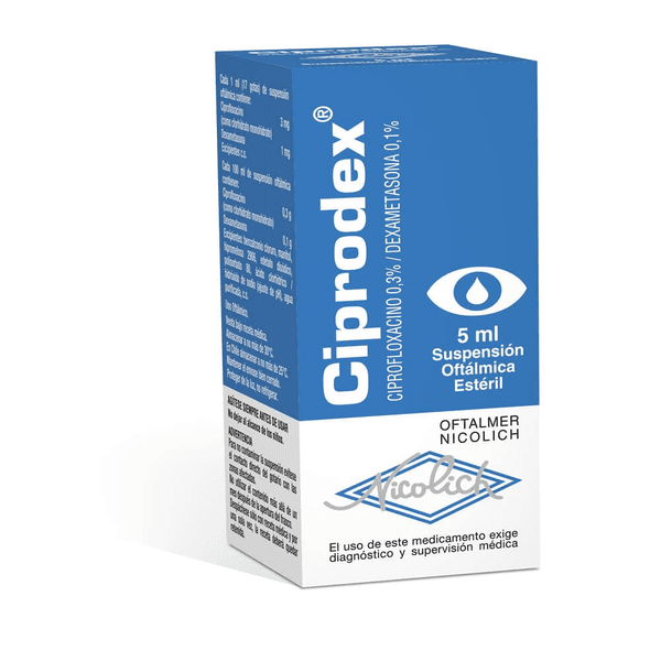 CIPRODEX SOLUCION OFTALMICA X 5 ML