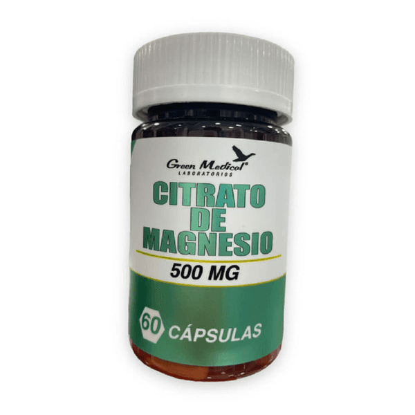 CITRATO DE MAGNESIO CAP 500 MG X 60 GREEN MED