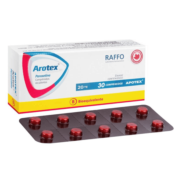 AROTEX 20 MG X 30 COMPRIMIDOS RECUBIERTOS (BE)