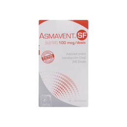ASMAVENT SF INHALADOR BUCAL X 200 DOSIS