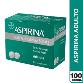 ASPIRINA 500 MG X 100