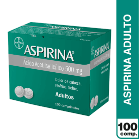Aspirina 500 mg x 100...