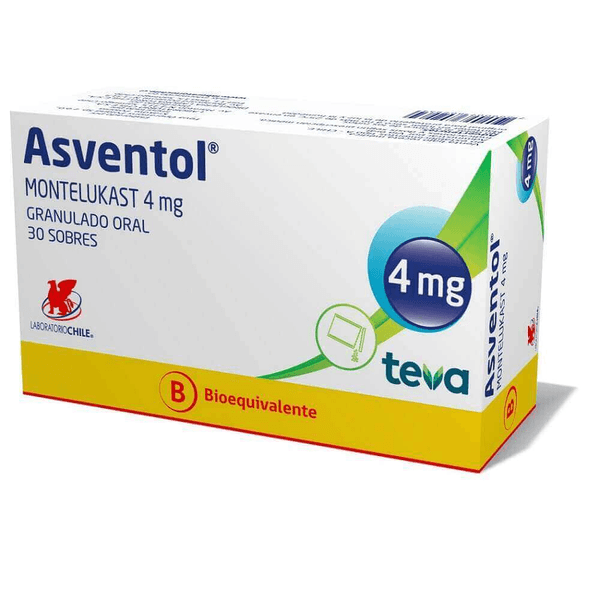 Asventol  4 mg x 30 sobres