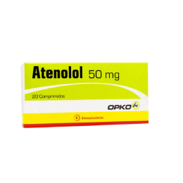 Atenolol 50 mg x 20 comprimidos