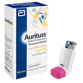 AURITUSS INHALADOR 25/125 X...