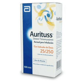 AURITUSS INHALADOR 25/250 X...