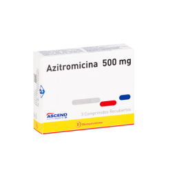 Azitromicina 500 mg x 3 comprimidos