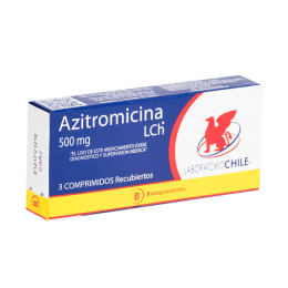 Azitromicina 500 mg x 3 comprimidos