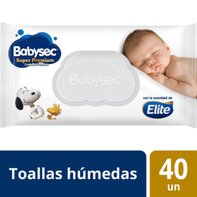 BABYSEC SUPER PREMIUM TOALLITAS HUMEDAS X 40