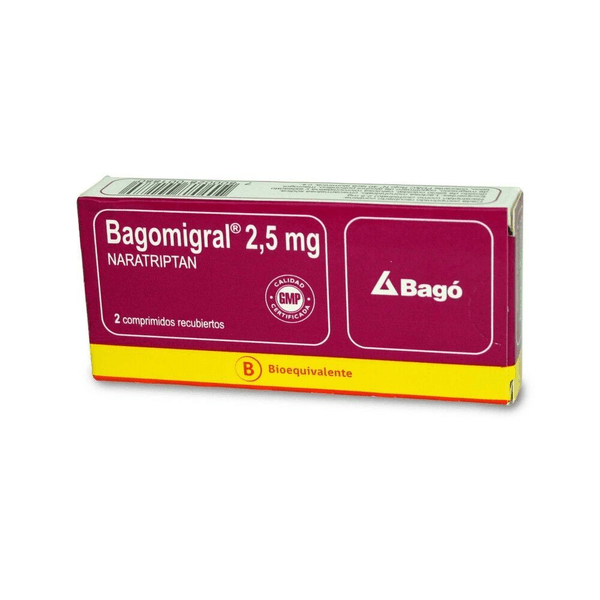 Bagomigral 2,5 mg x 2 comprimidos