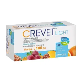 CREVET LIGHT COM 100 MG X 100