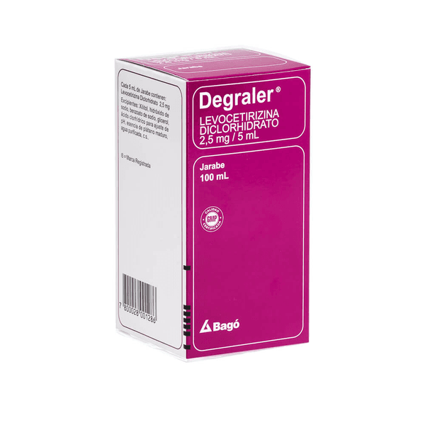 DEGRALER JARABE 2,5MG/5ML X 100 ML