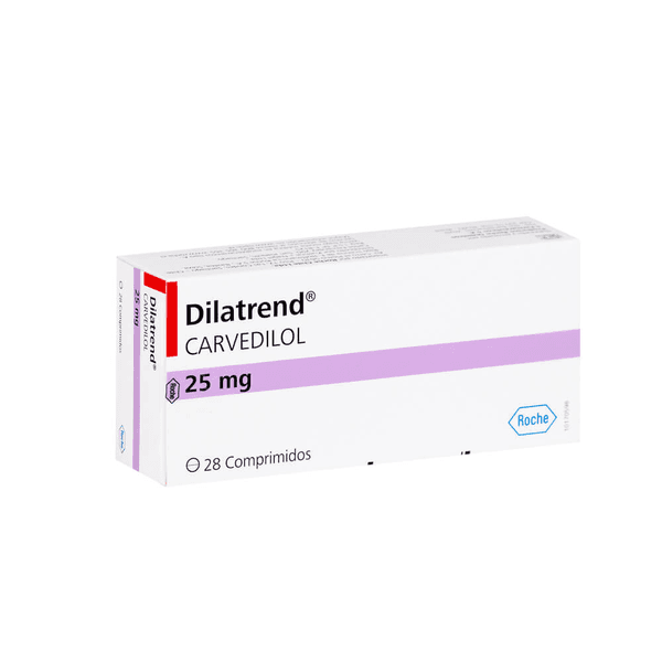 DILATREND COM 25 MG X 28