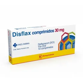 DISFLAX 30 MG X 10 COM (BE)