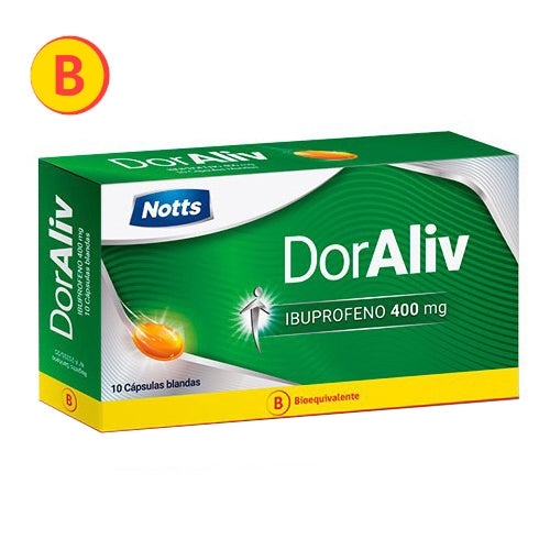 DORALIV  400 MG X 10 CAPSULAS