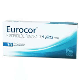 EUROCOR COM 1,25 MG X 14