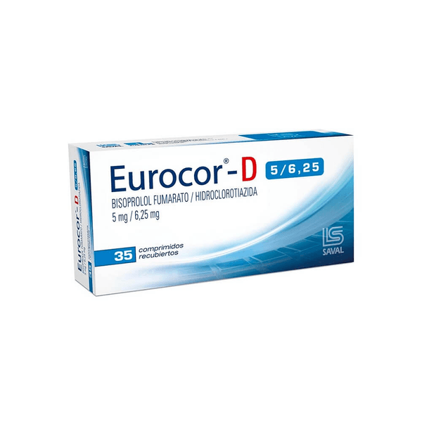 EUROCOR D  5/6,25 MG X 35 COMPRIMIDOS