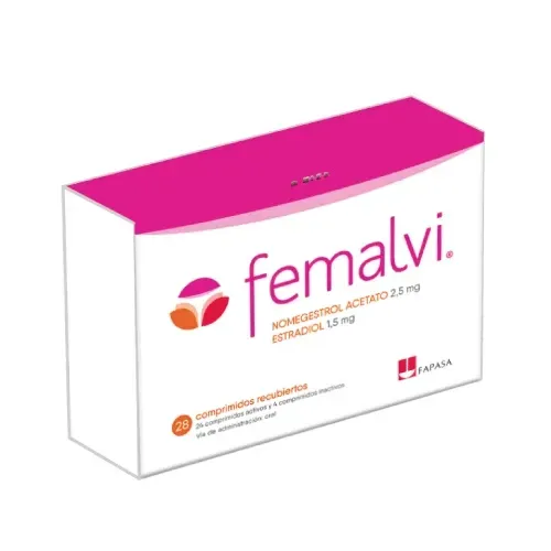 FEMALVI 1,5MG/2,5MG COM X 28