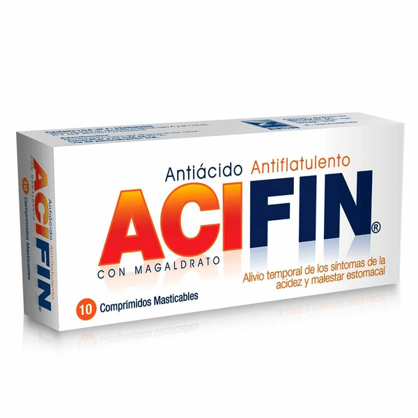 ACIFIN  X 10 COMPRIMIDOS MASTICABLES