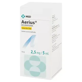 AERIUS SOL ORA 2,5MG/5ML X...