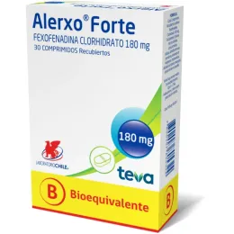 ALERXO FORTE 180 MG X 30 COMPRIMIDOS