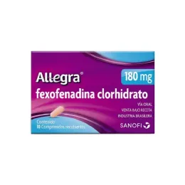 ALLEGRA 180 MG X 30 COMPRIMIDOS RECUBIERTOS