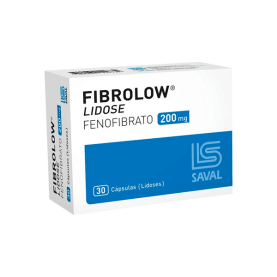 FIBROLOW LIDOSE 200 MG X 30...