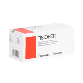 FISIOFER 800 MG X 15 ML X 10 UND