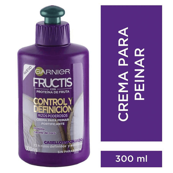 FRUCTIS CREMA DE PEINAR RIZOS PODEROSO X 300 ML