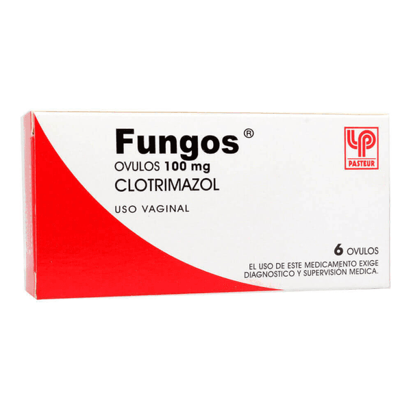 FUNGOS OVULOS 100 MG X 6