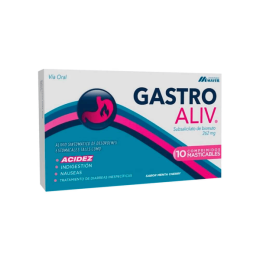 GASTROALIV  X 10 COMPRIMIDOS MASTICABLES
